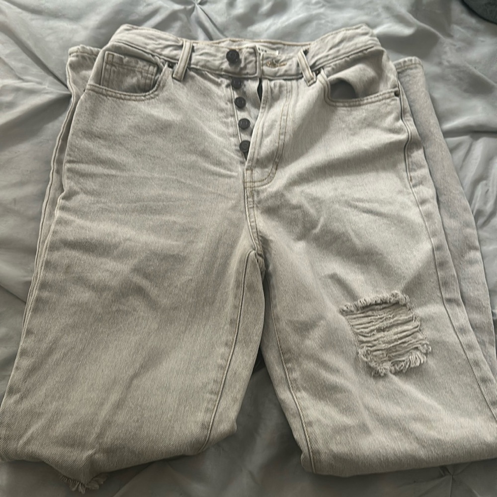 Pacsun Gray Ripped Jeans